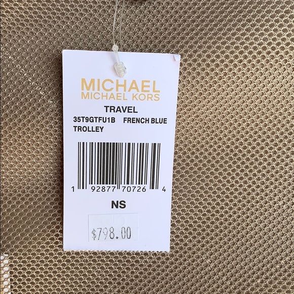 Michael Kors Carry On Trolley French Blue - Picture 4 of 7